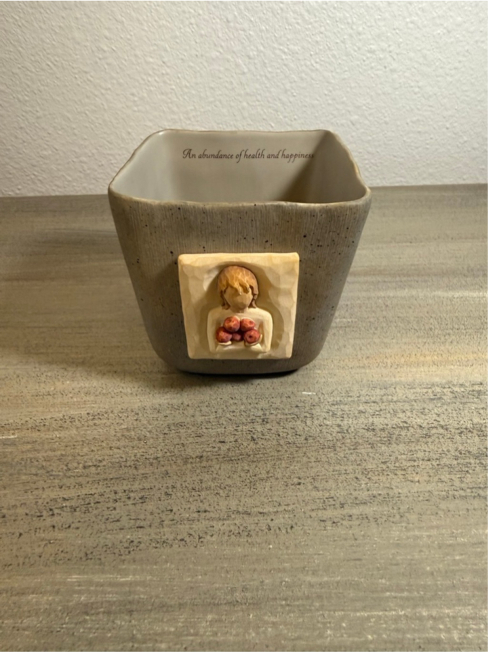 Willow Tree "Good Health" Candleholder planter pencilholder Susan Lordi DEMDACO